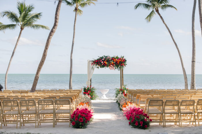 Tropical Ceremony with Chuppah